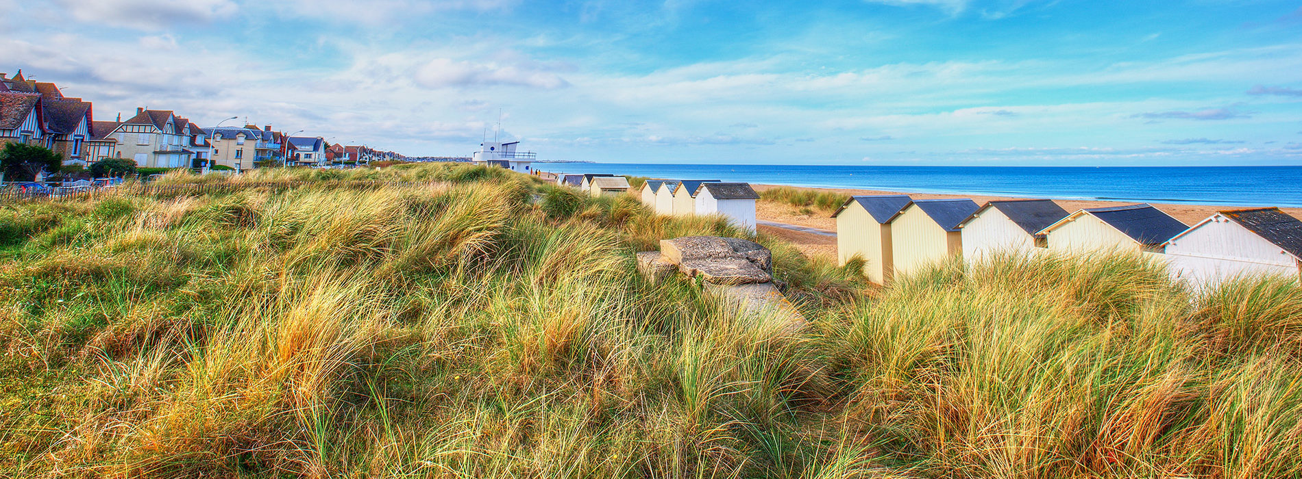 Plage de Ouistreham dans le Calvados