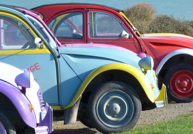 2cv deudeuches à Longues-sur-Mer