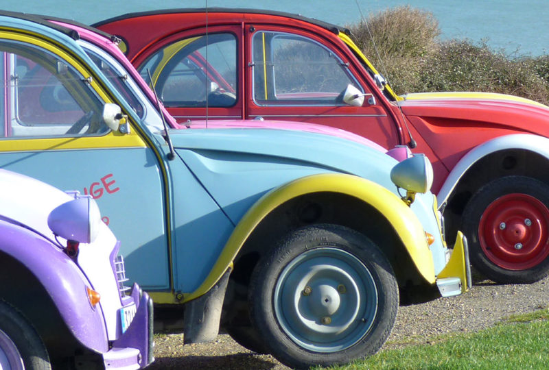 2cv deudeuches à Longues-sur-Mer