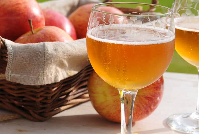 Verres de cidre du Calvados