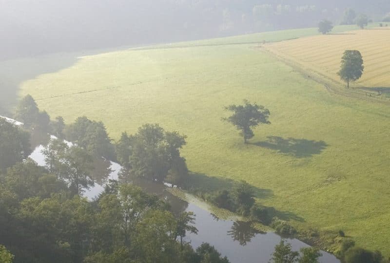 Paysage de Clecy en Suisse Normande dans le Calvados