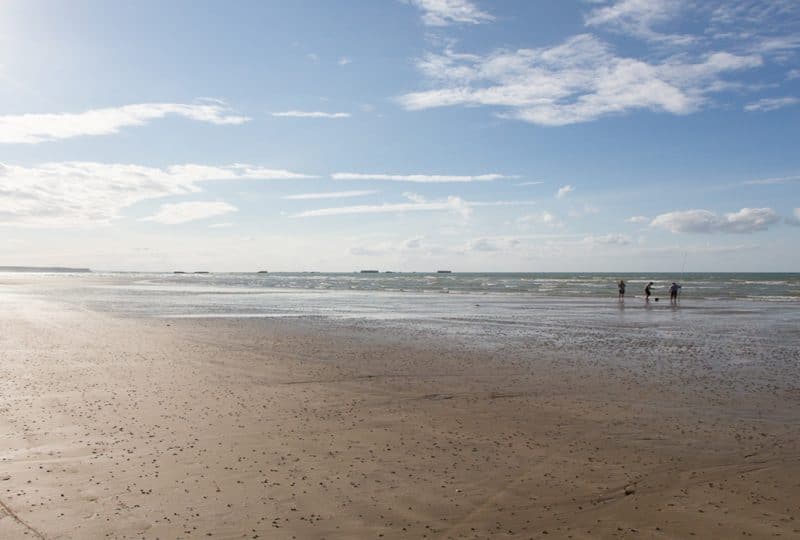 Balade sur la plage du bessin