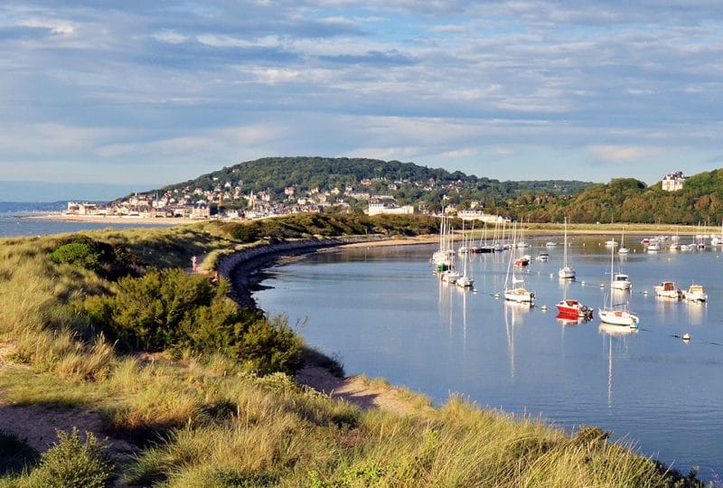 Pointe de Cobourg dans le Calvados en Normandie