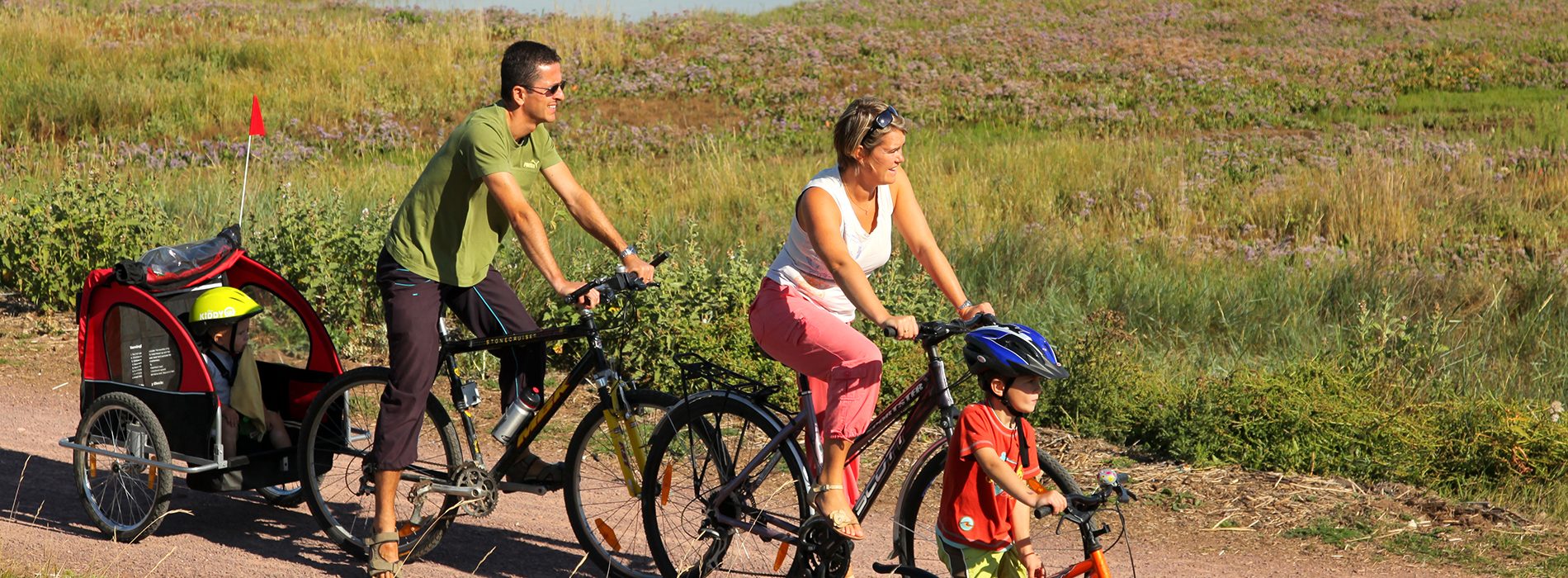 Balade à vélo en famille dans le Calvados