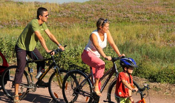 Balade à vélo en famille dans le Calvados