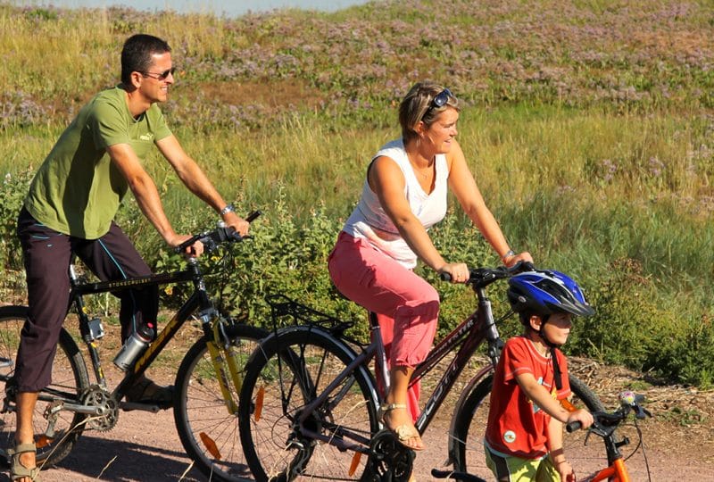 Balade à vélo en famille dans le Calvados