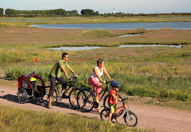 Balade en famille à vélo à Salennelles dans le Calvados