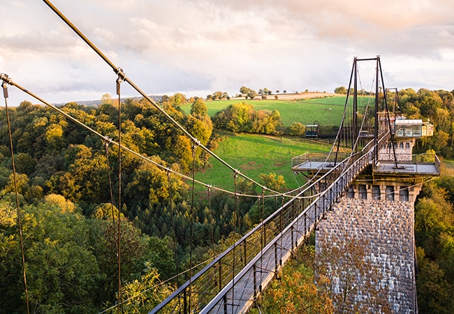 Vue du viaduc de la souleuvre