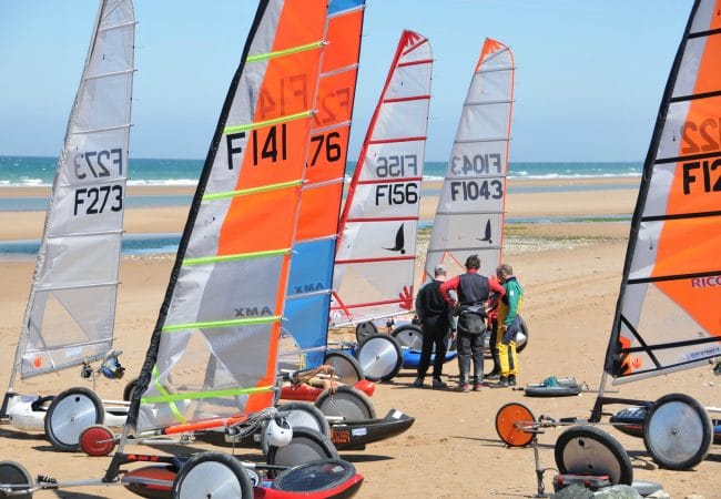 Le char à voile, c'est accessible à tous