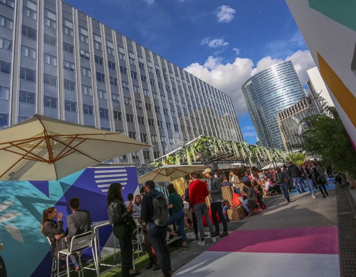 Animation Caen Calvados, quartier de La Défense, Paris