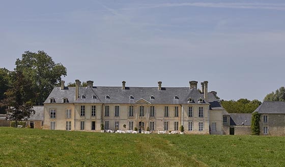 Façade château d'Audrieu