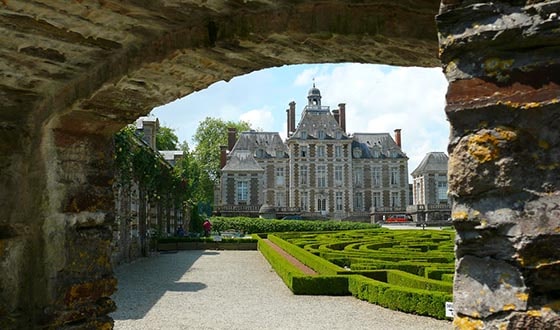 Jardin d'un château