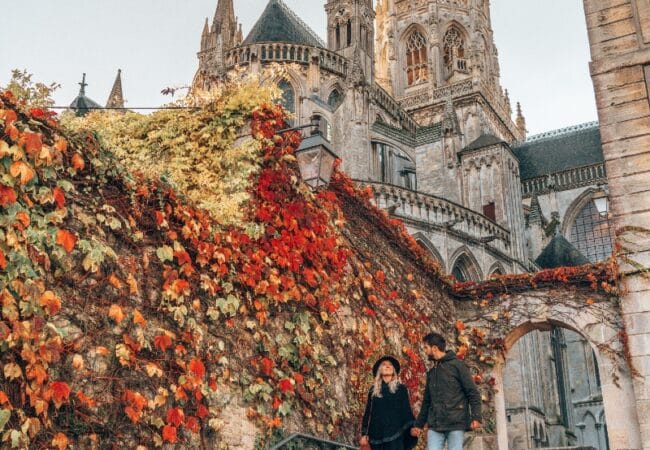 Cathédrale de Bayeux en automne
