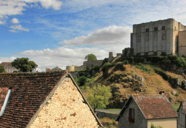 château en haut d'un promontoire