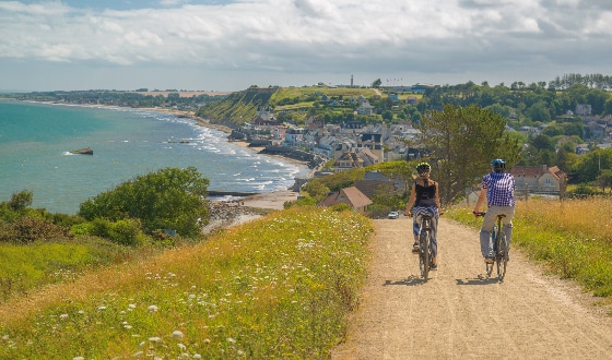 vélo au bord de la mer