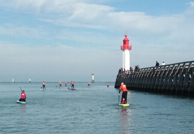 paddle sur la mer