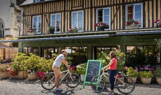 velo dans le pays d'auge