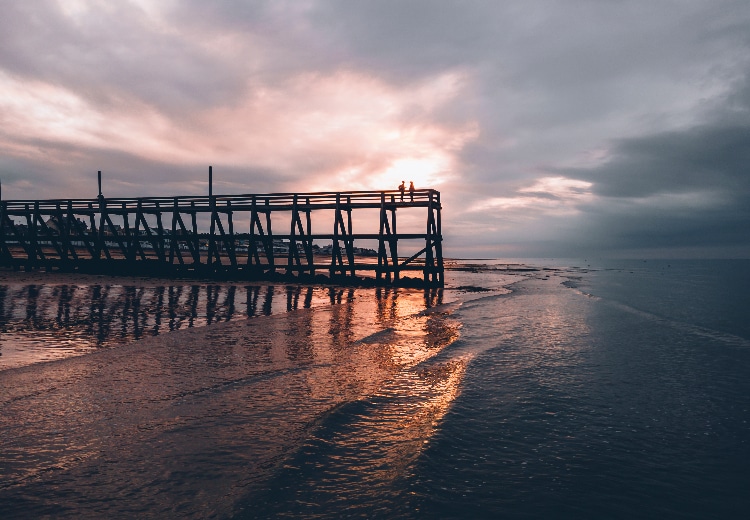 jetée de luc sur mer